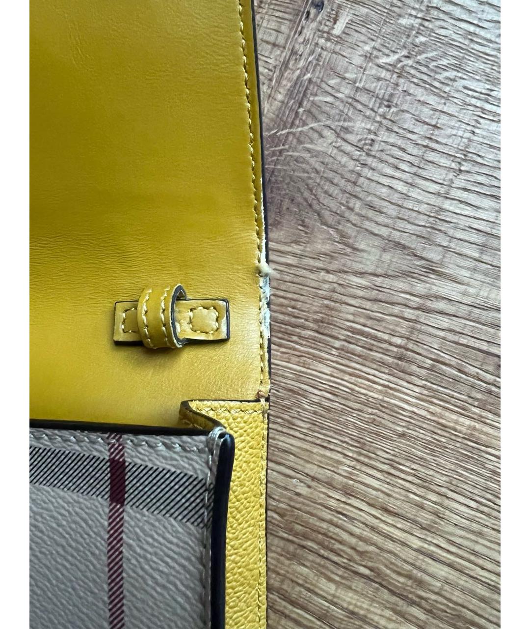 Burberry small macken vintage check & leather outlet crossbody