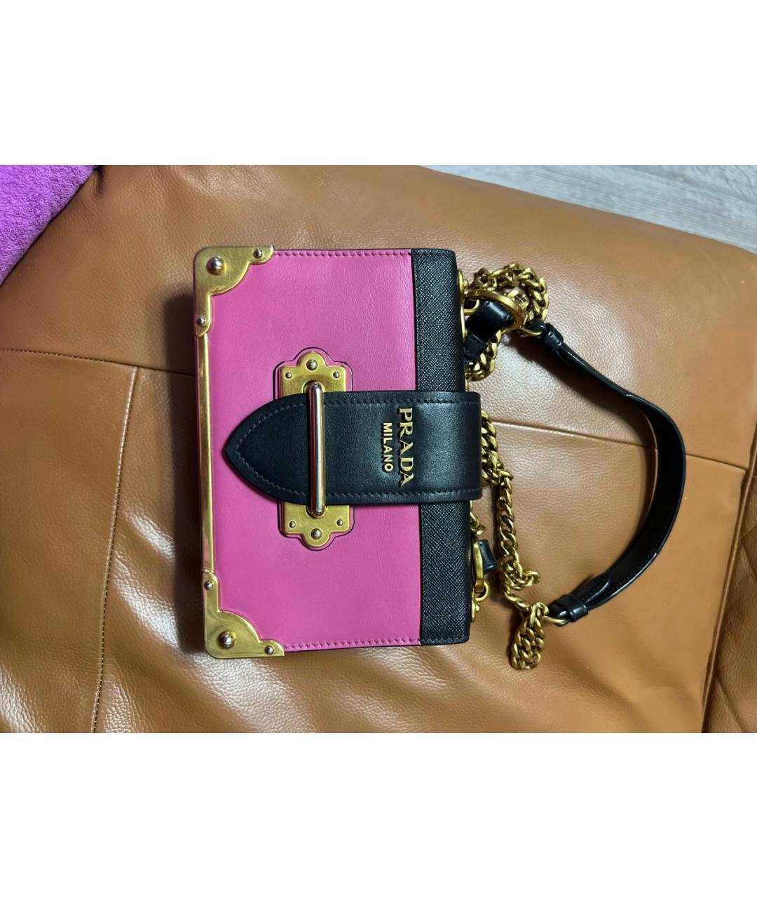 Prada cahier bag pink online