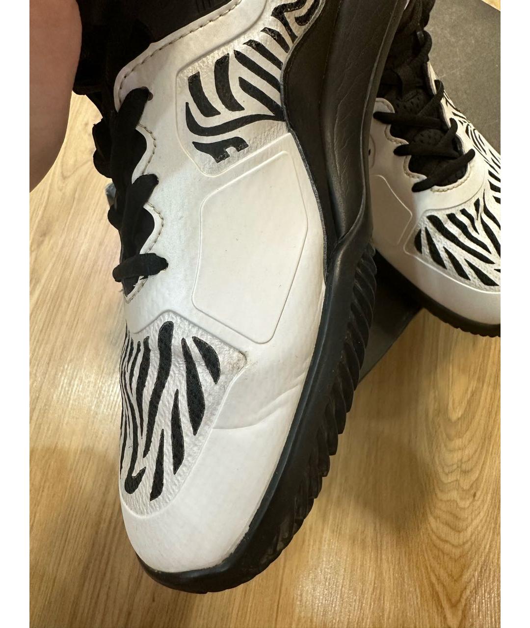 Y-3 Белые синтетические низкие кроссовки / кеды для мужчин