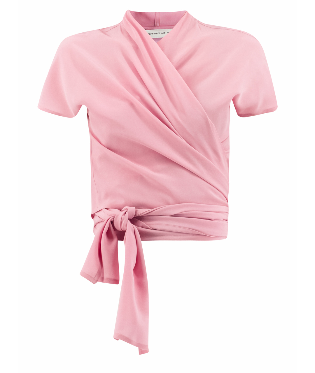 ERMANNO SCERVINO Розовая шелковая рубашка, фото 1