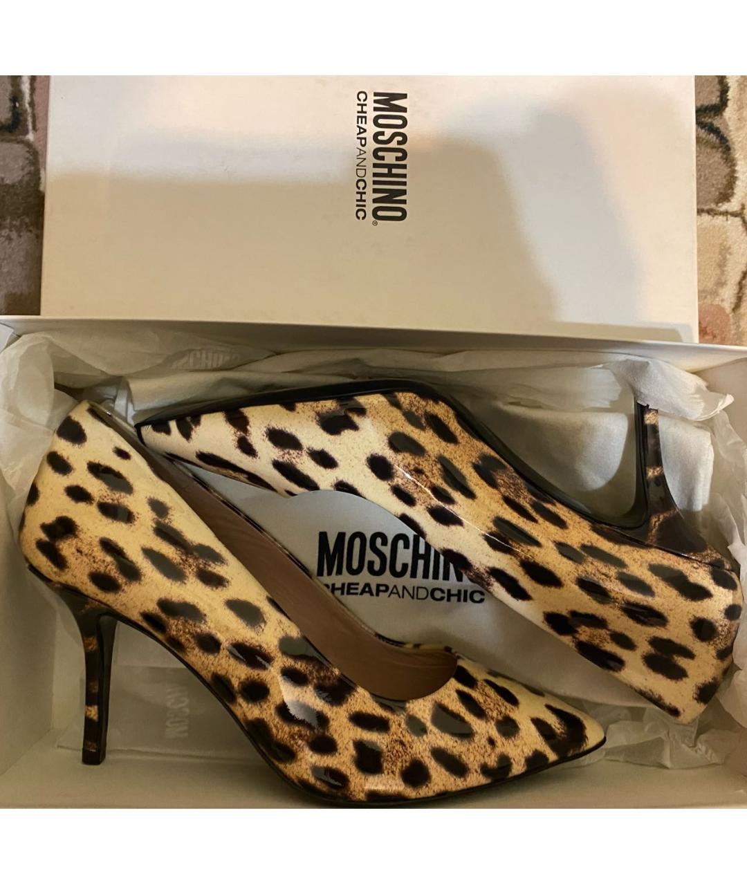 MOSCHINO Туфли из лакированной кожи, фото 5