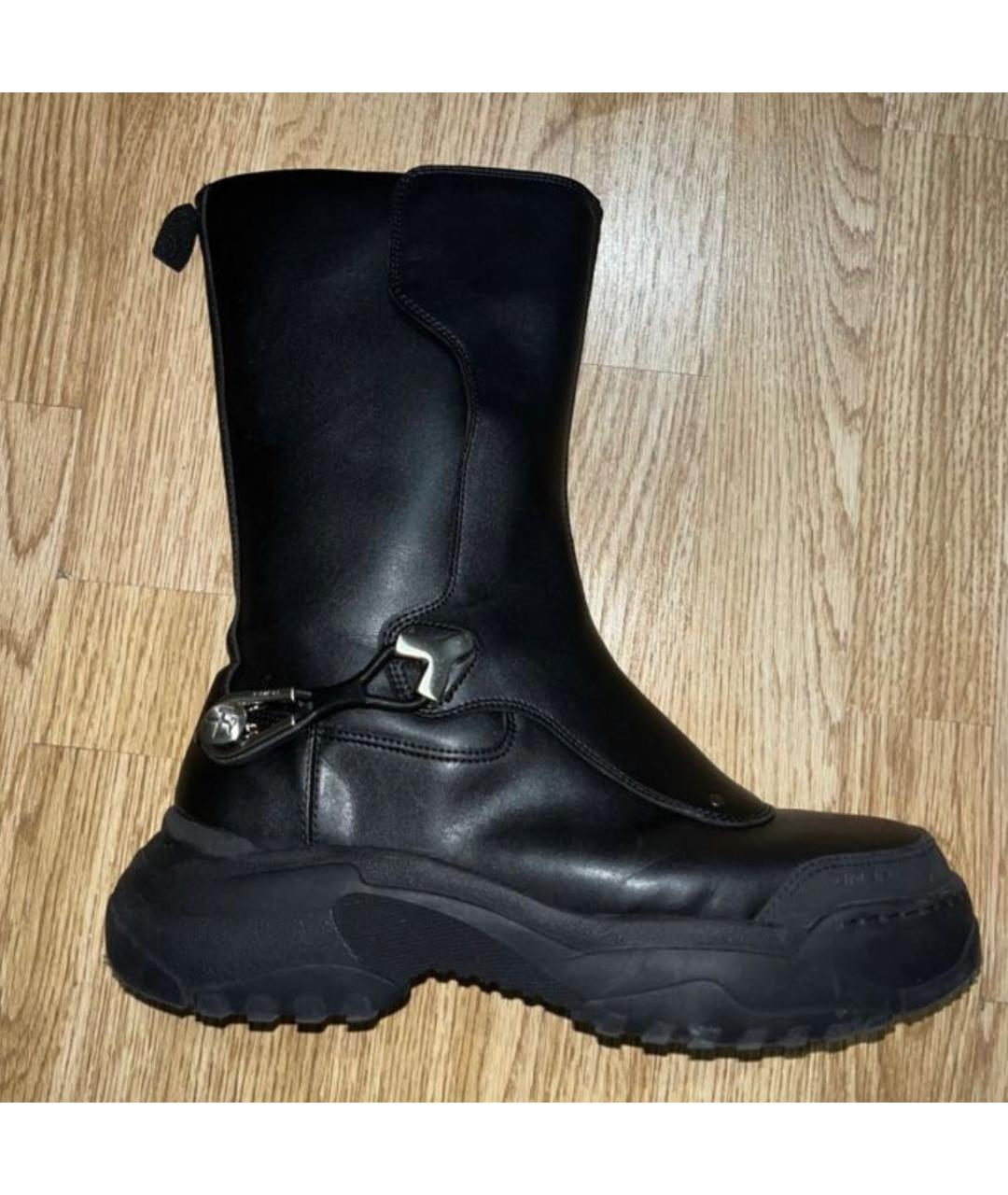 GMBH Черные высокие ботинки из искусственной кожи, фото 2