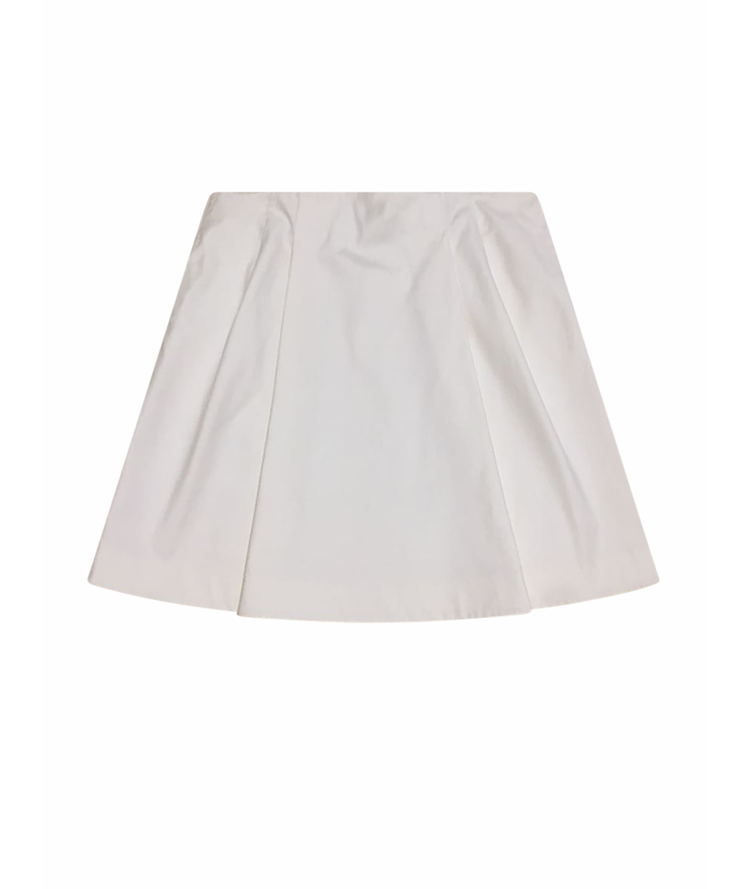 RALPH LAUREN Белая хлопковая юбка мини, фото 1