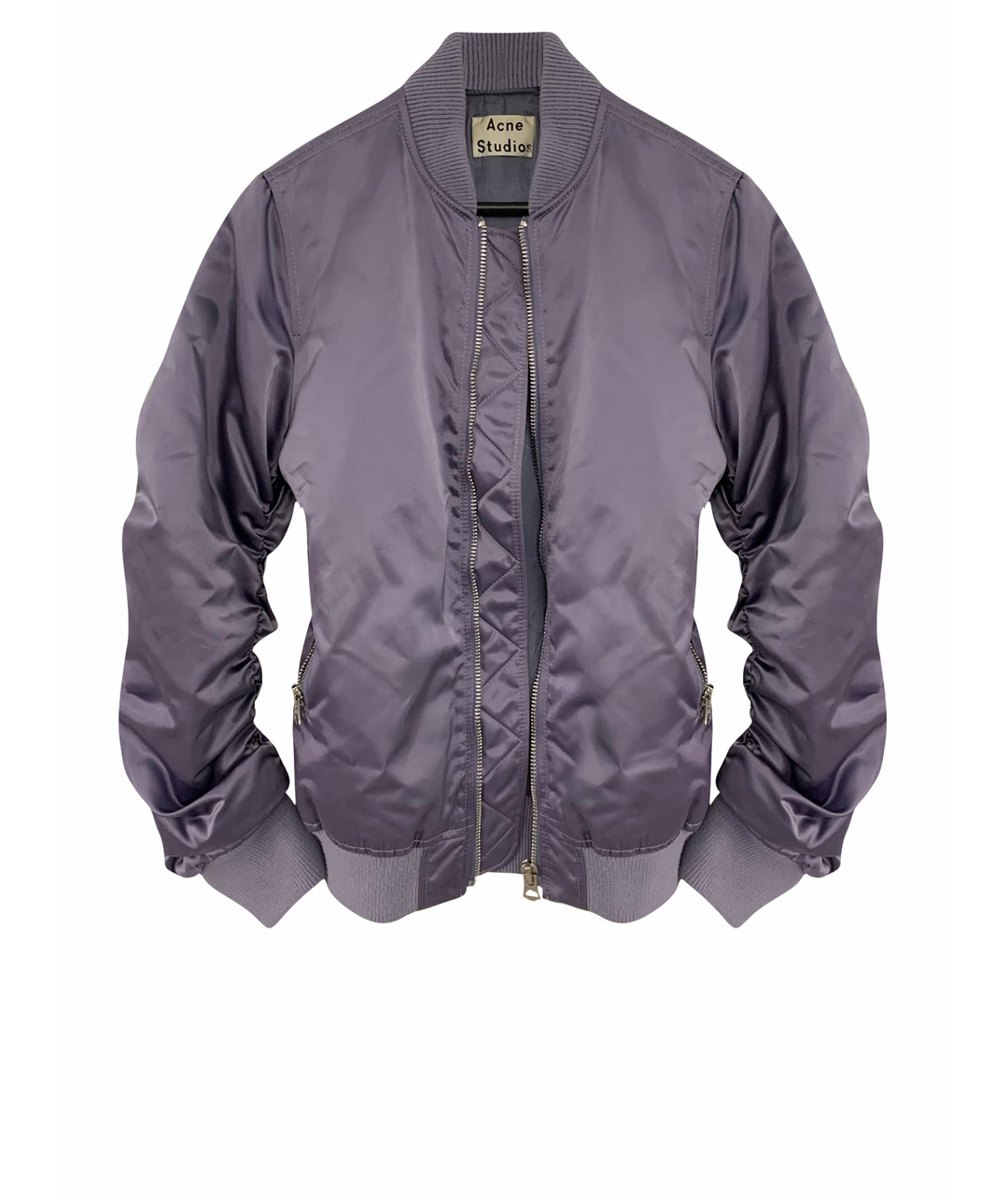 ACNE STUDIOS Фиолетовая шелковая куртка, фото 1