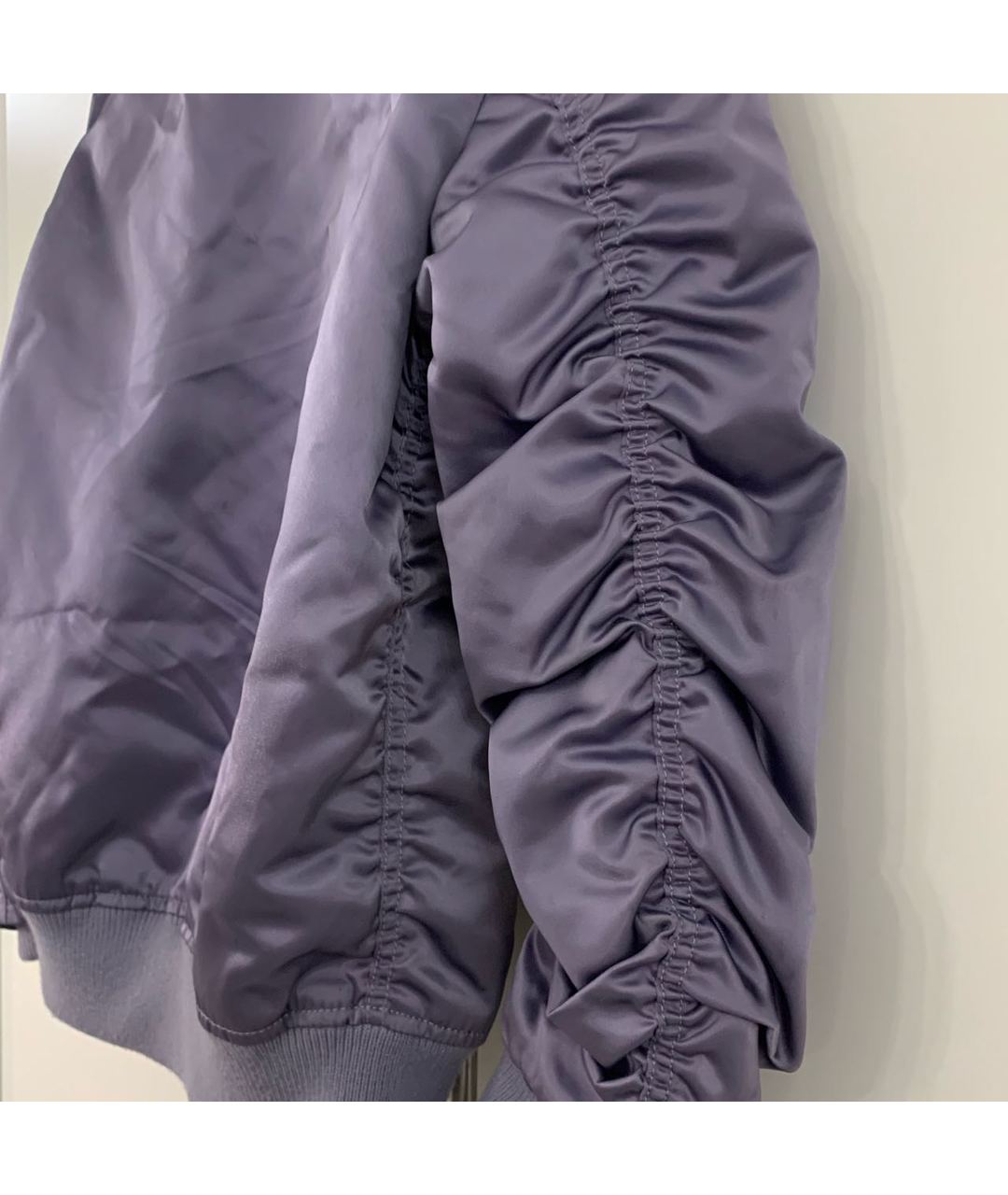 ACNE STUDIOS Фиолетовая шелковая куртка, фото 5