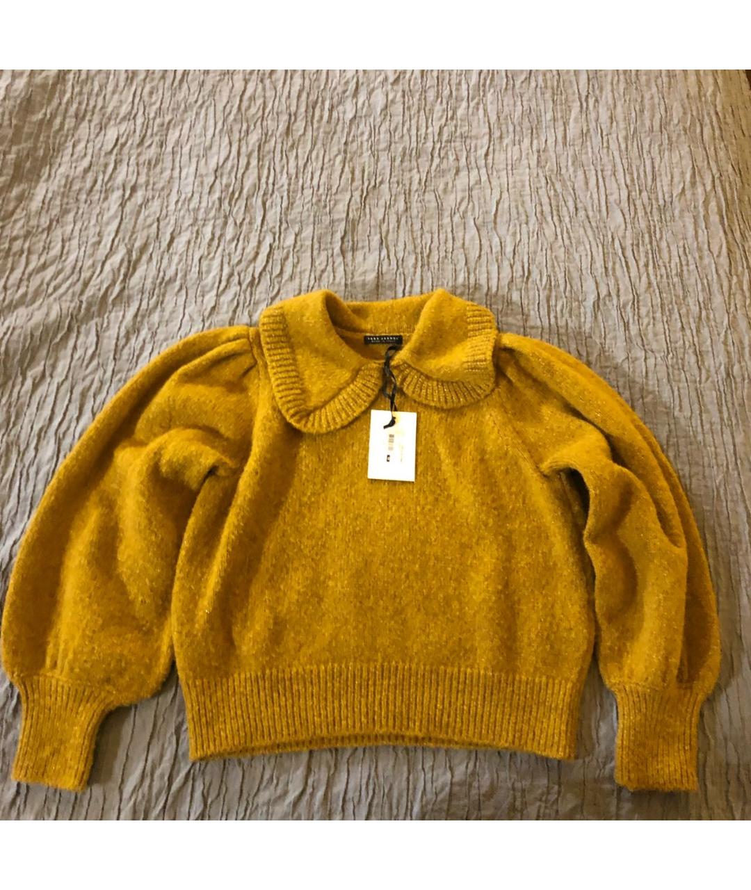 TARA ZADEH Оранжевый шерстяной джемпер / свитер, фото 9