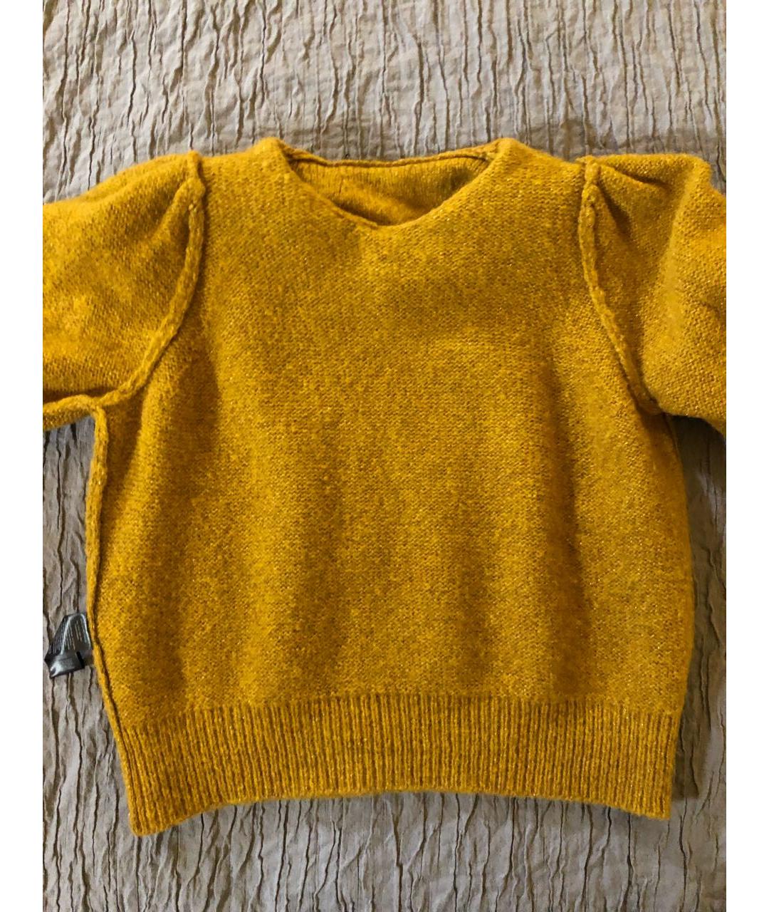 TARA ZADEH Оранжевый шерстяной джемпер / свитер, фото 8