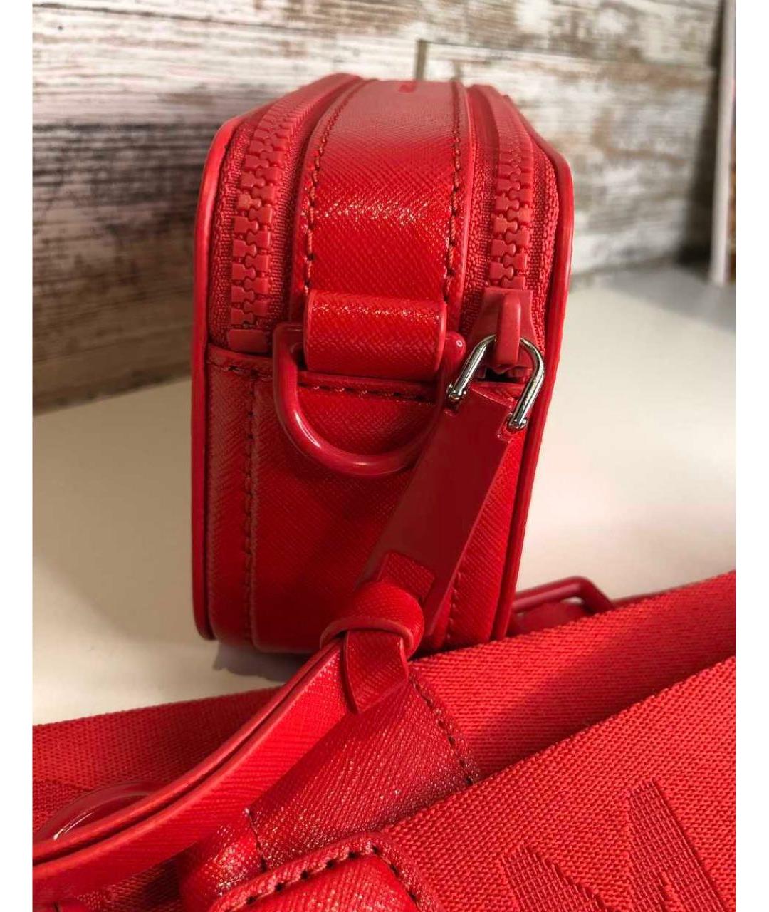 MARC JACOBS Красная кожаная сумка через плечо, фото 6