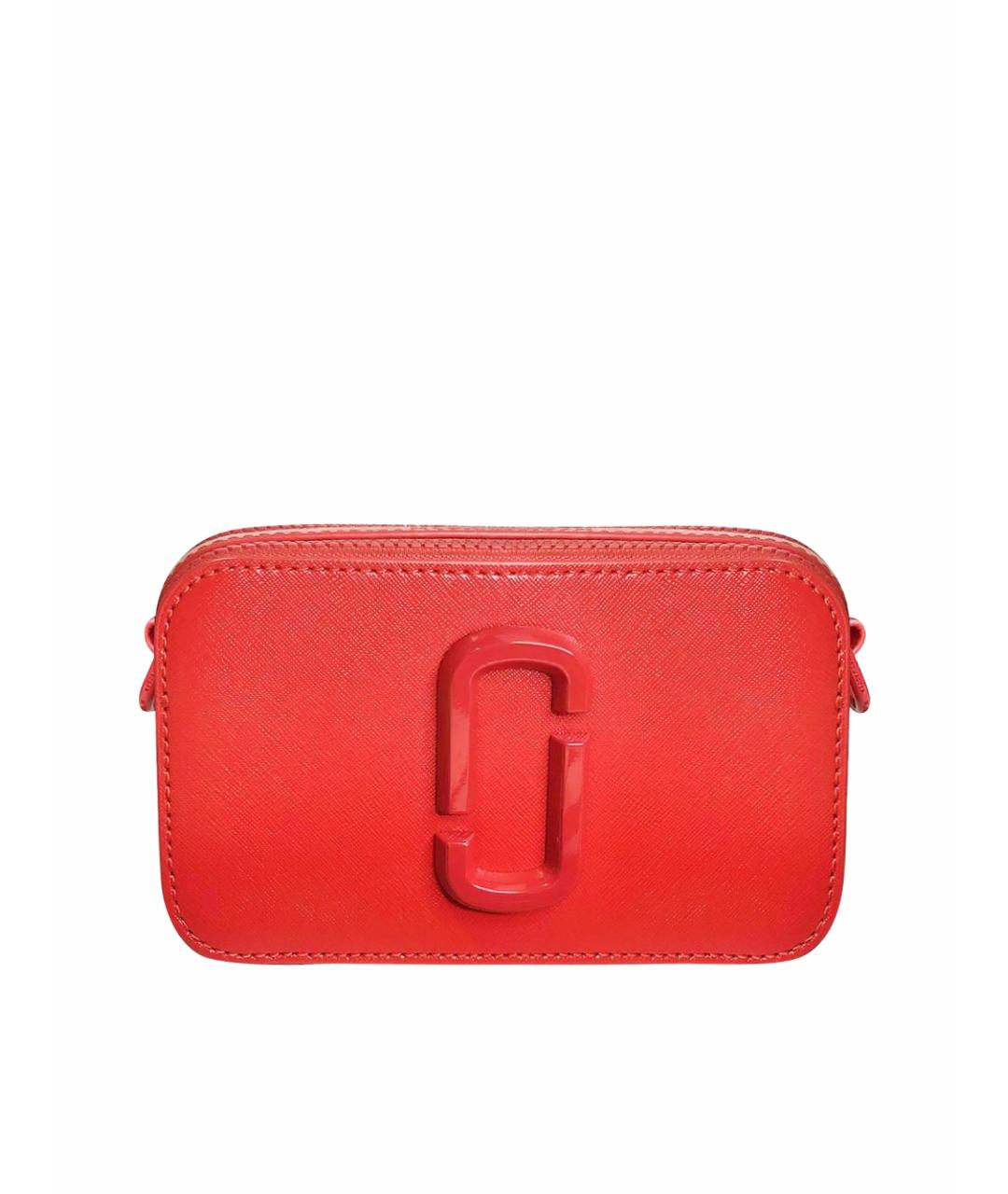 MARC JACOBS Красная кожаная сумка через плечо, фото 1