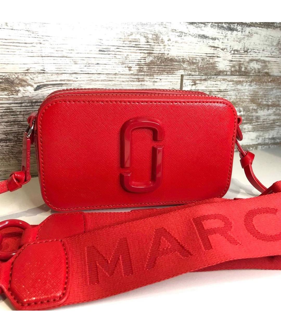 MARC JACOBS Красная кожаная сумка через плечо, фото 2