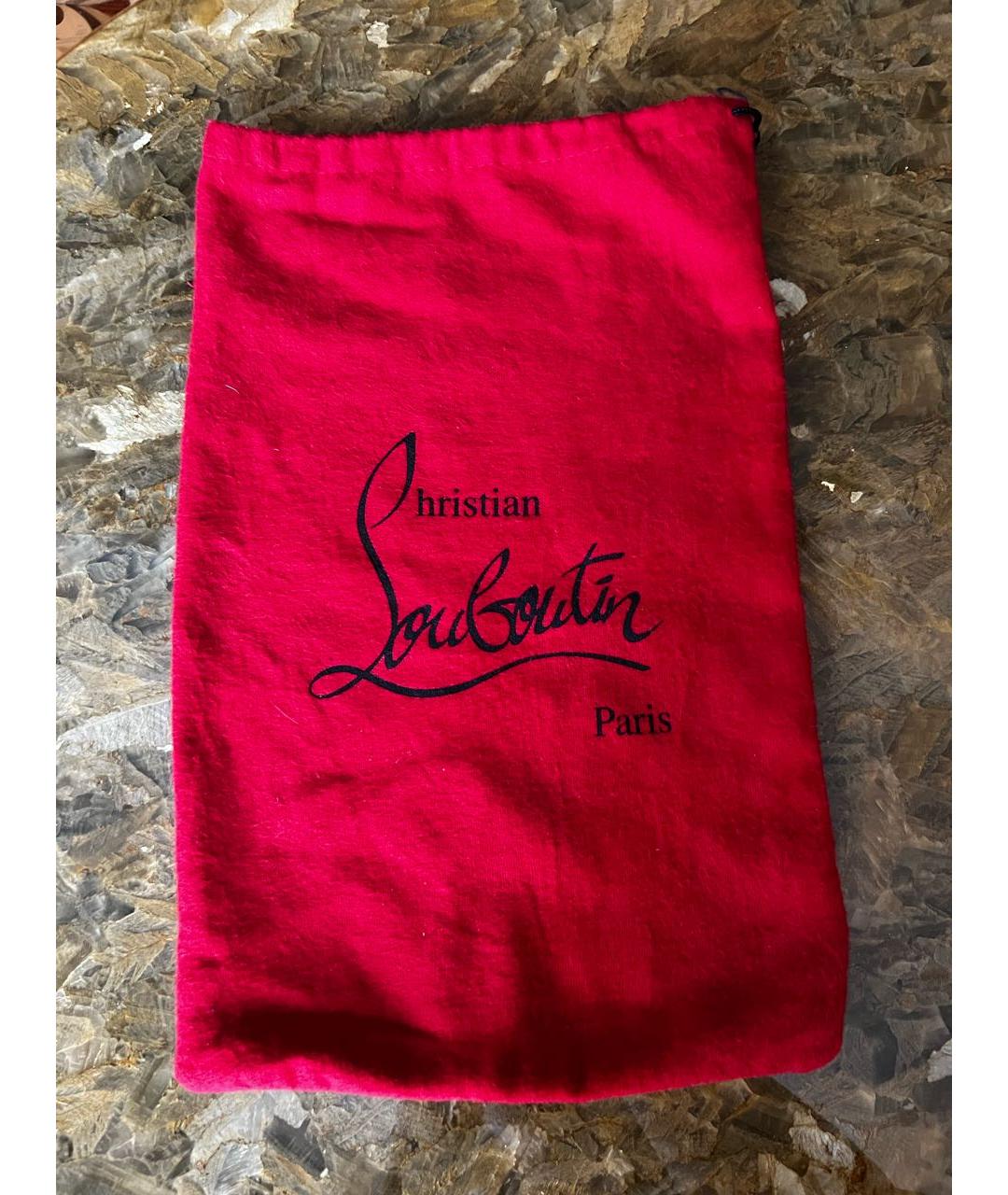 CHRISTIAN LOUBOUTIN Бирюзовые замшевые туфли, фото 7