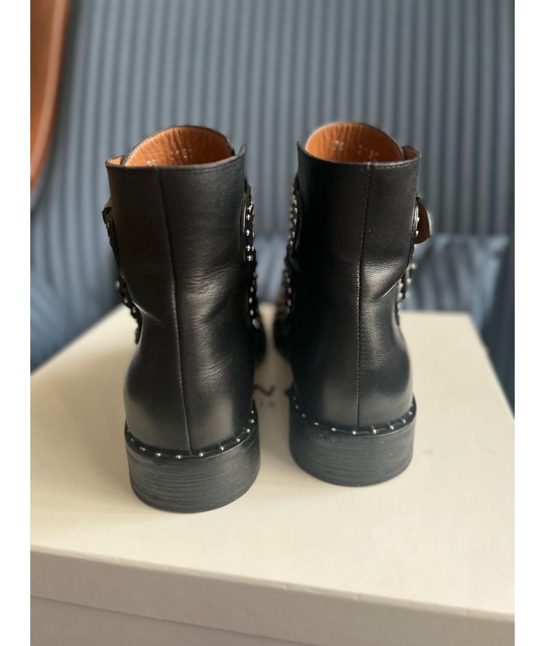 GIVENCHY Черные кожаные ботинки, фото 4