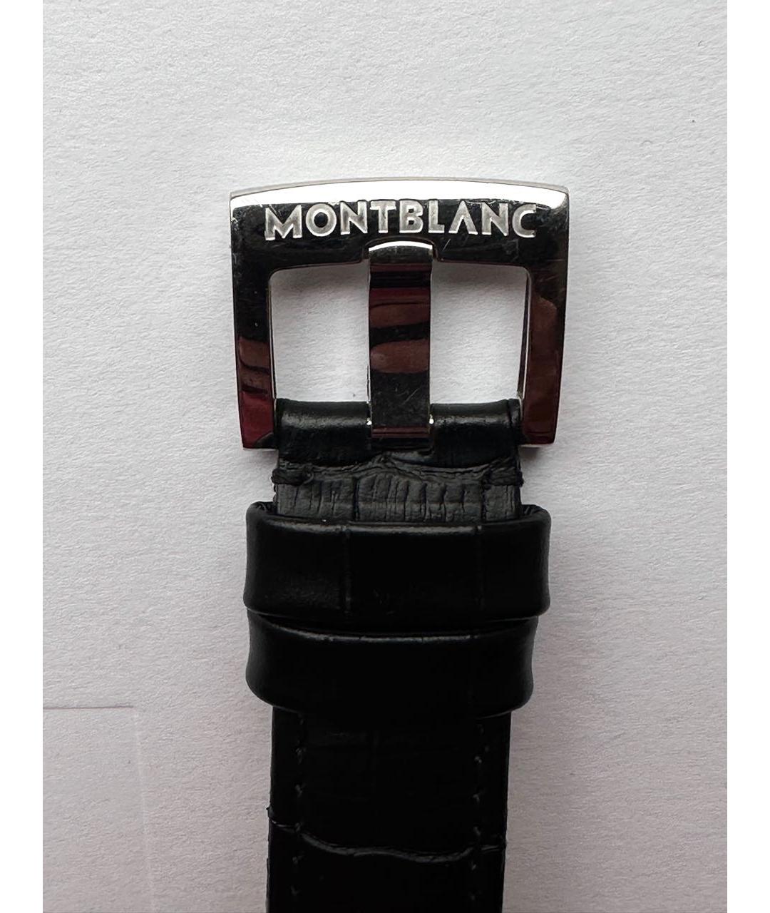 MONTBLANC Черные стальные часы, фото 4