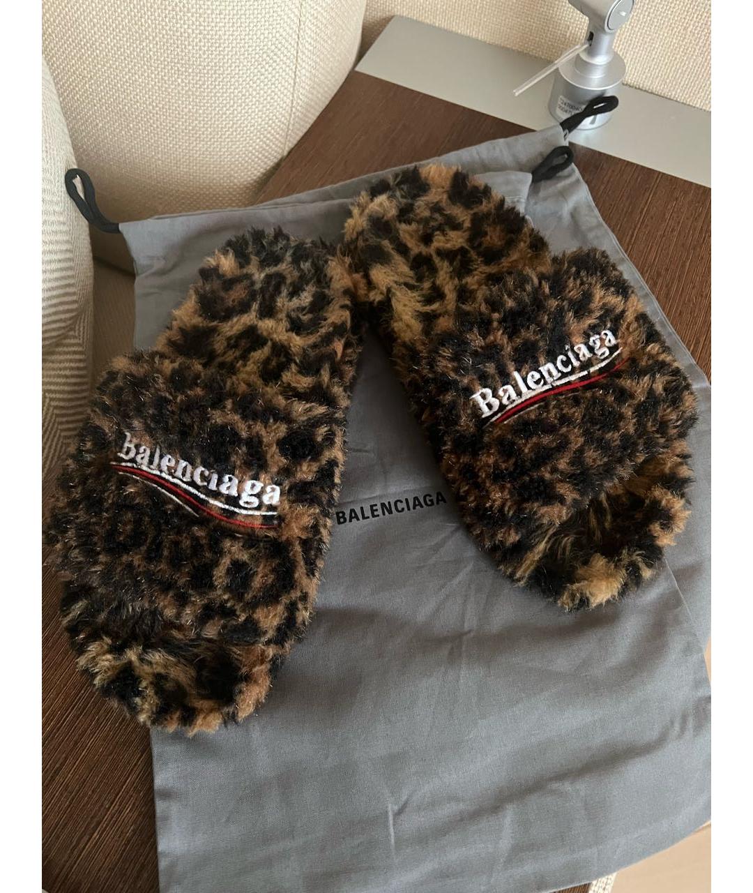 BALENCIAGA Мульти шлепанцы, фото 2