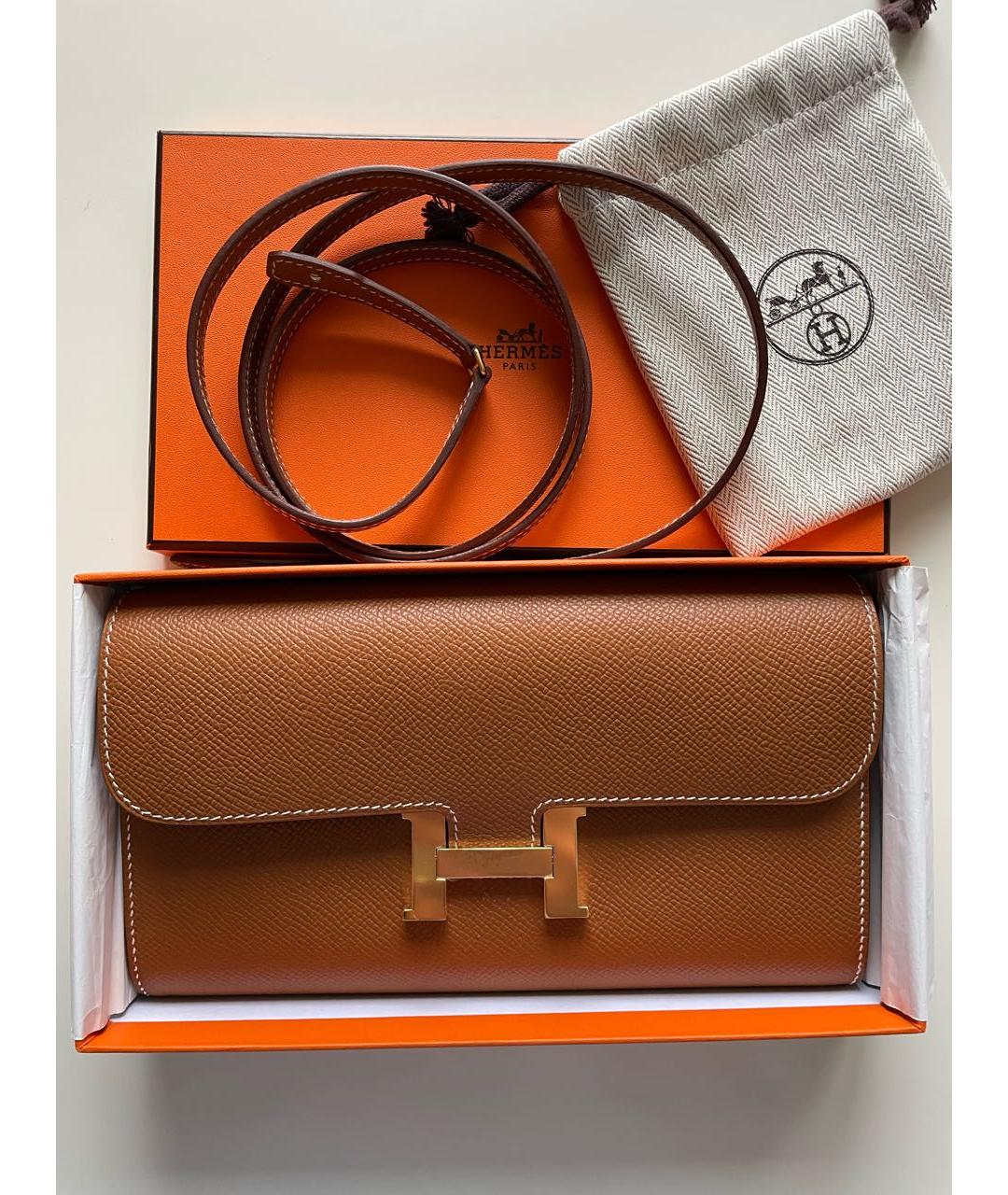 HERMES Кожаная сумка через плечо, фото 8
