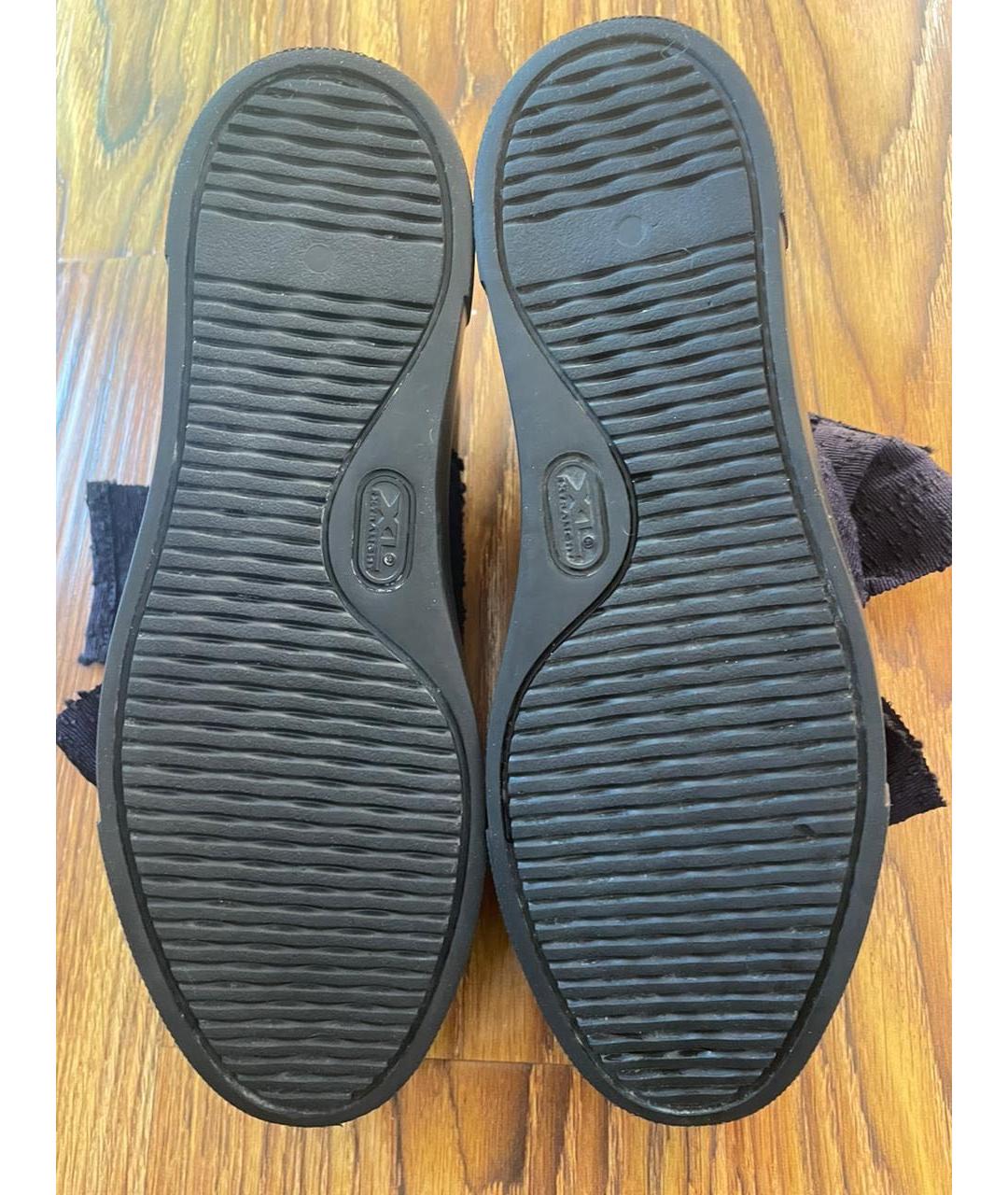 AGL Темно-синие кожаные ботинки, фото 4