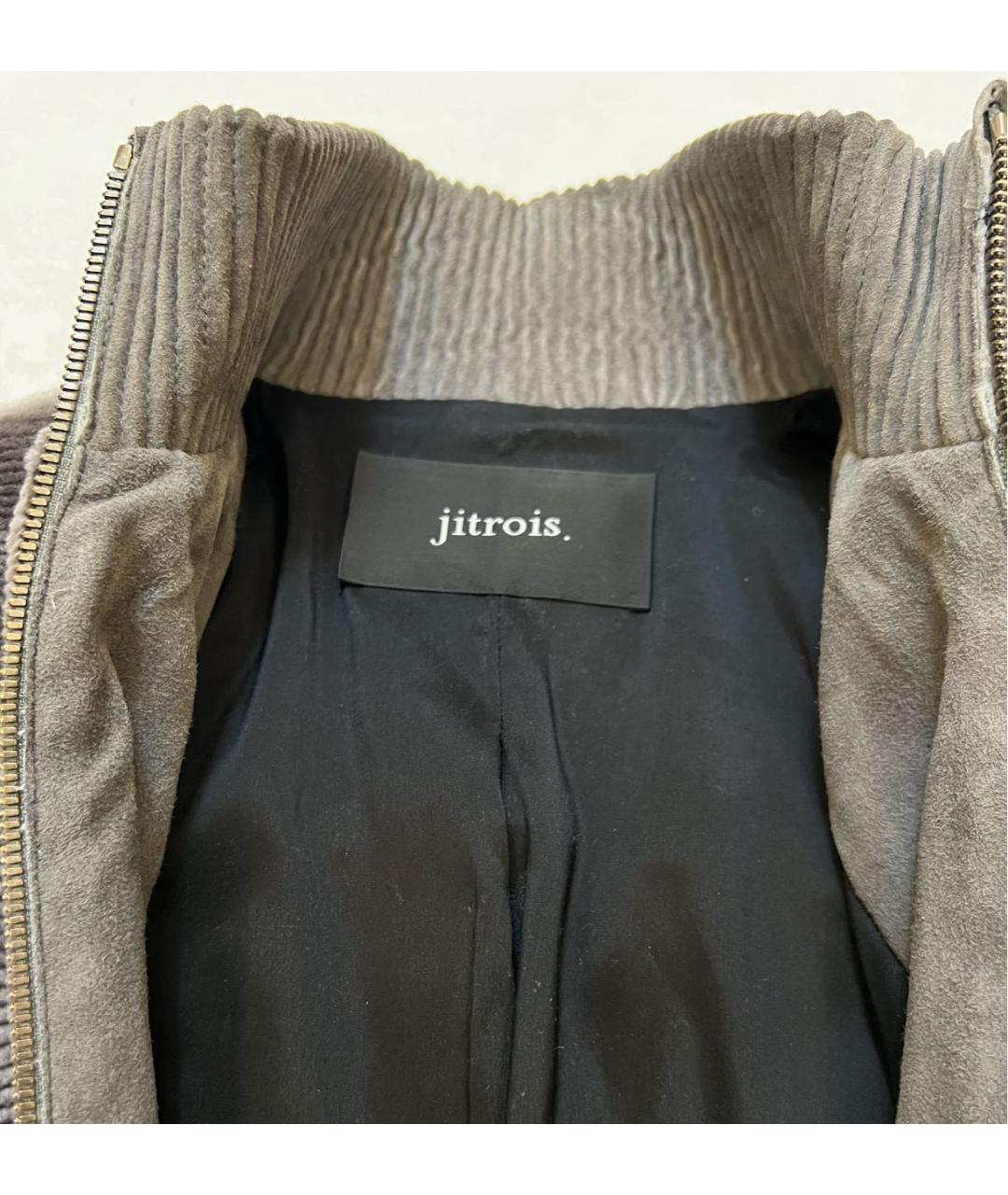 JITROIS Серая замшевая куртка, фото 3