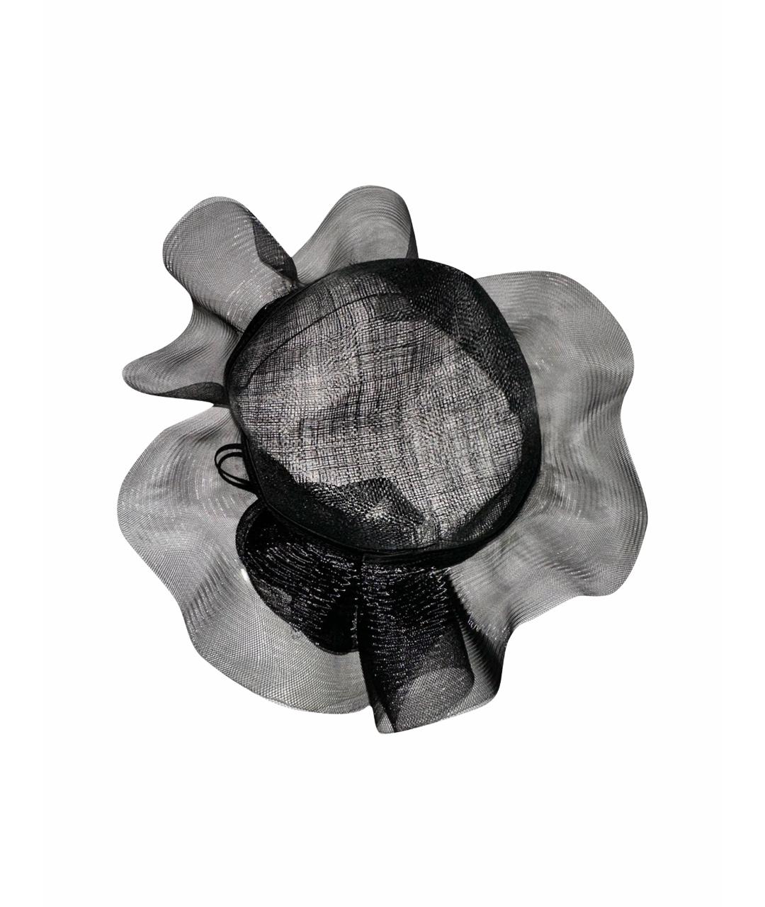 ARMANI COLLEZIONI Черная синтетическая шляпа, фото 1