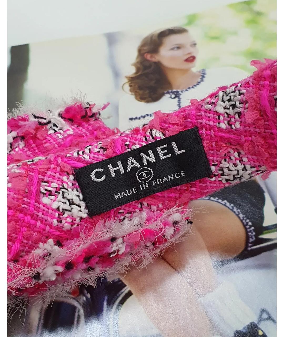 CHANEL PRE-OWNED Розовый ободок, фото 4