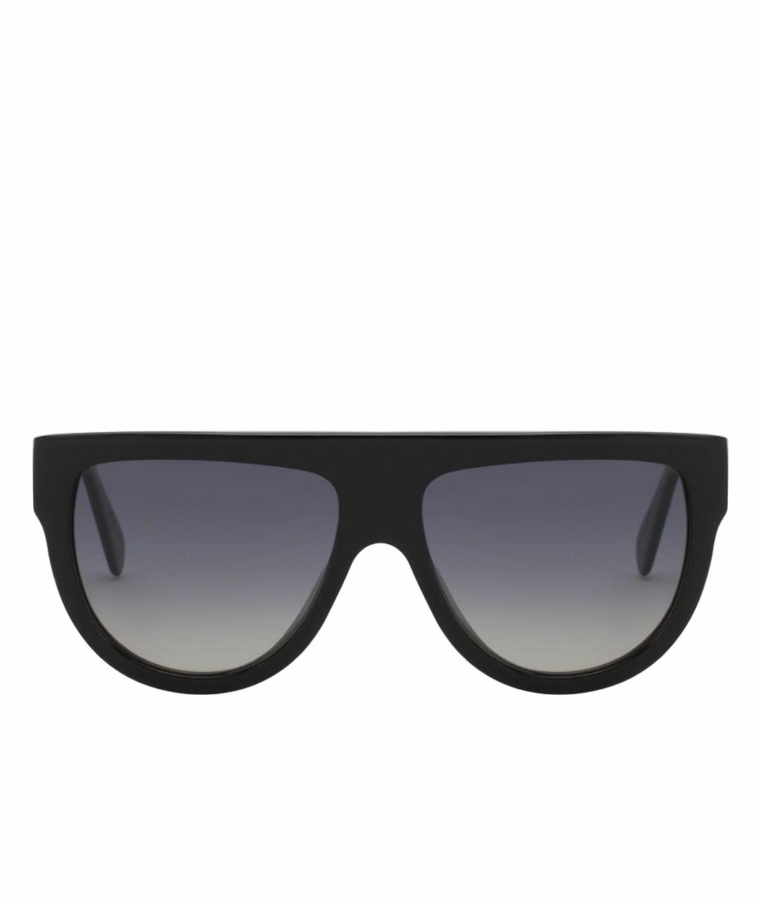 CELINE Черные пластиковые солнцезащитные очки, фото 1