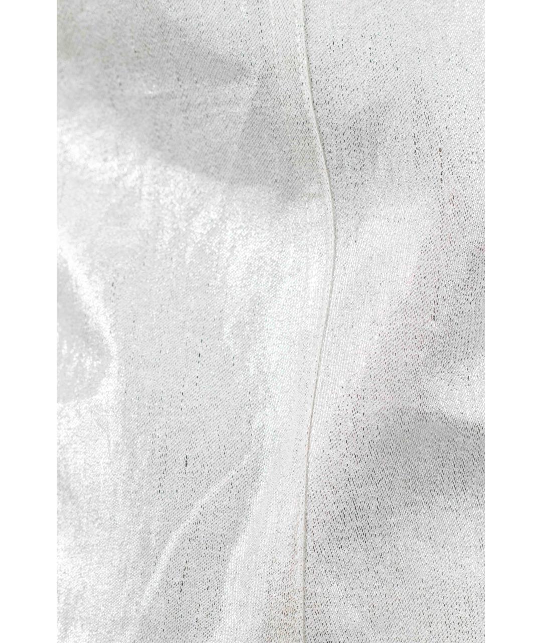 ARMANI COLLEZIONI Белый льняной жакет/пиджак, фото 7