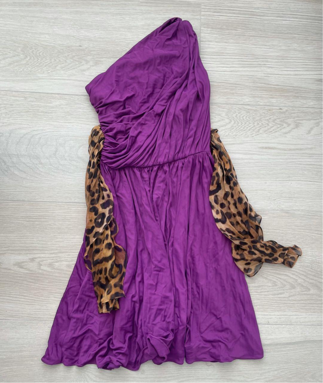 GIAMBATTISTA VALLI Фиолетовое коктейльное платье, фото 4