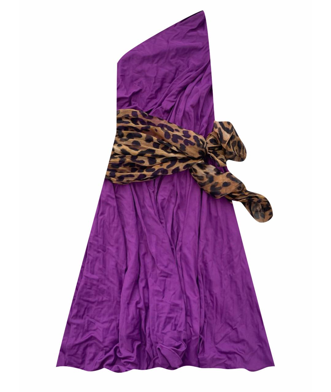 GIAMBATTISTA VALLI Фиолетовое коктейльное платье, фото 1