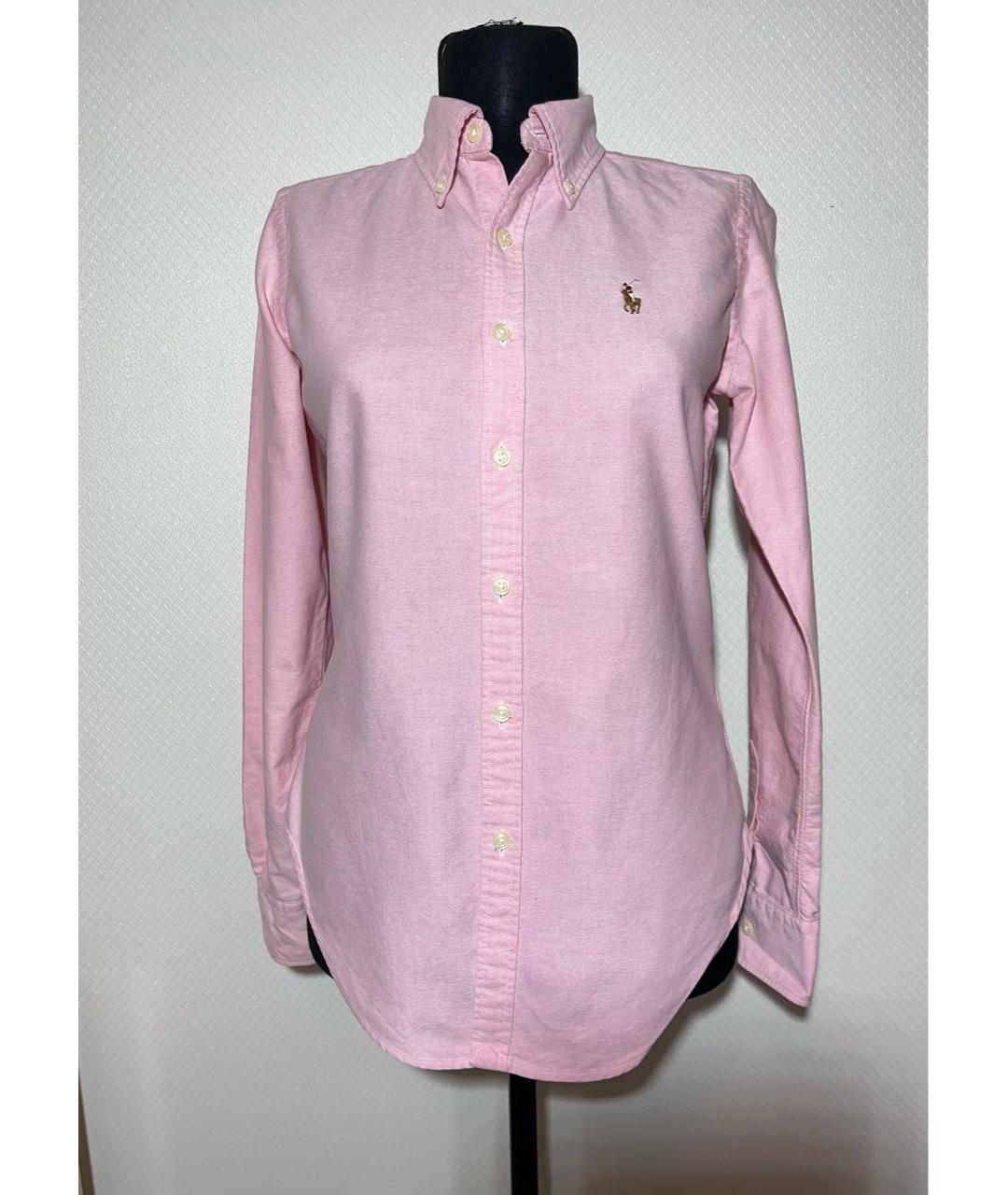 RALPH LAUREN Розовая рубашка, фото 2