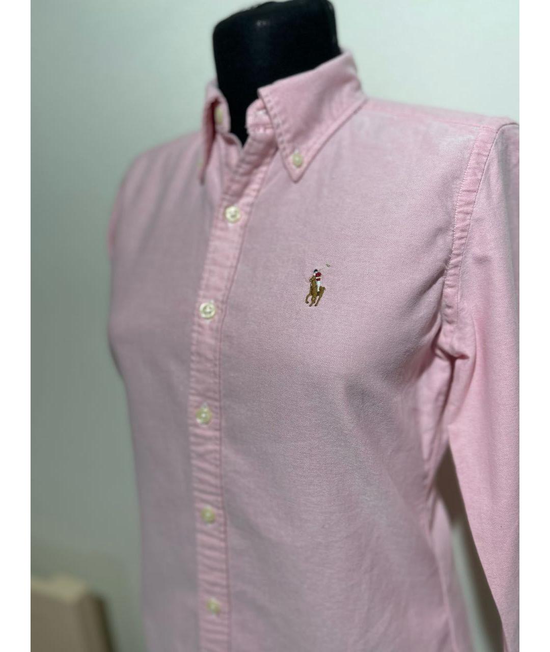 RALPH LAUREN Розовая рубашка, фото 3