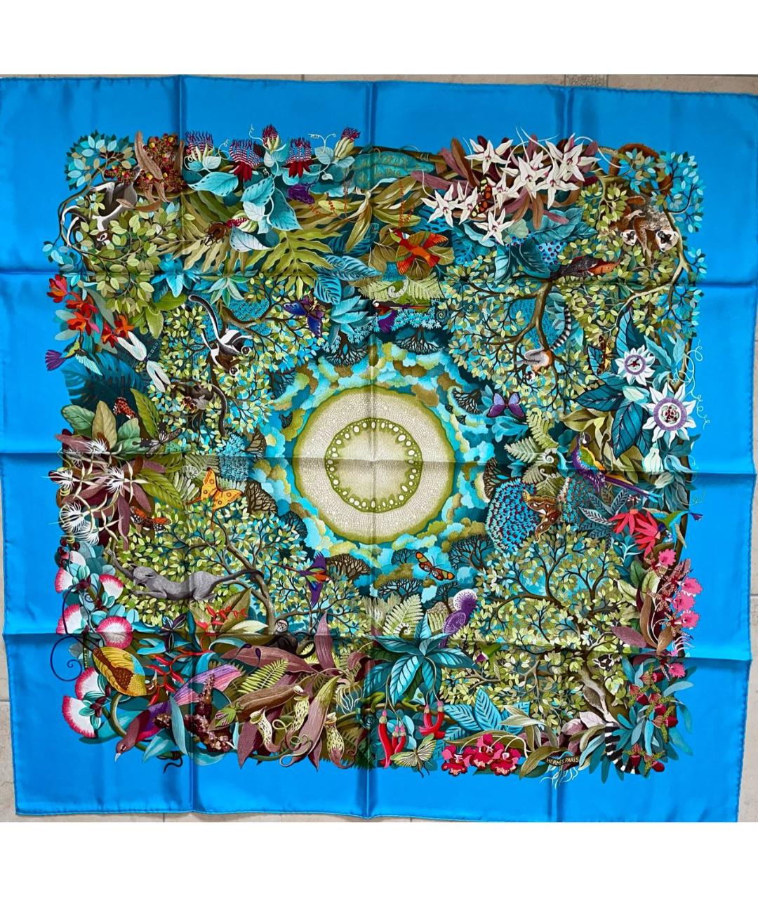 HERMES Шелковый платок, фото 9