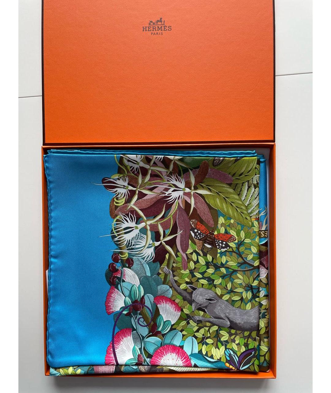 HERMES Шелковый платок, фото 2