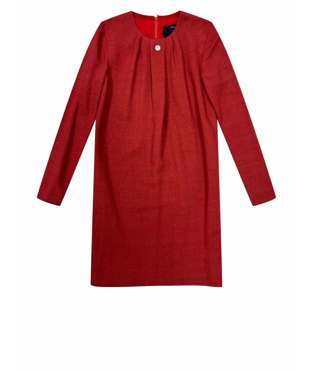 CAVALLI CLASS Красное вискозное повседневное платье, фото 1