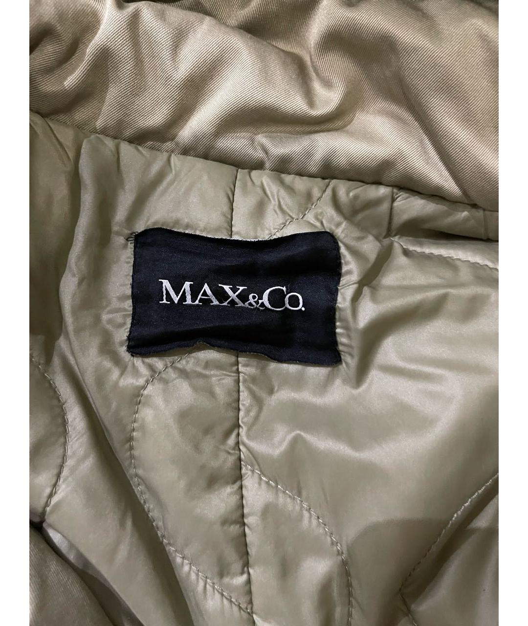 MAX&CO Хаки хлопковая куртка, фото 3