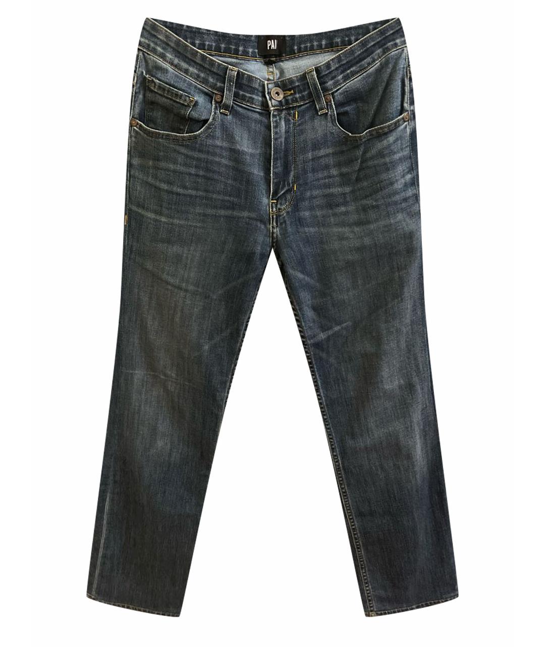 PAIGE Синие хлопко-эластановые джинсы, фото 1