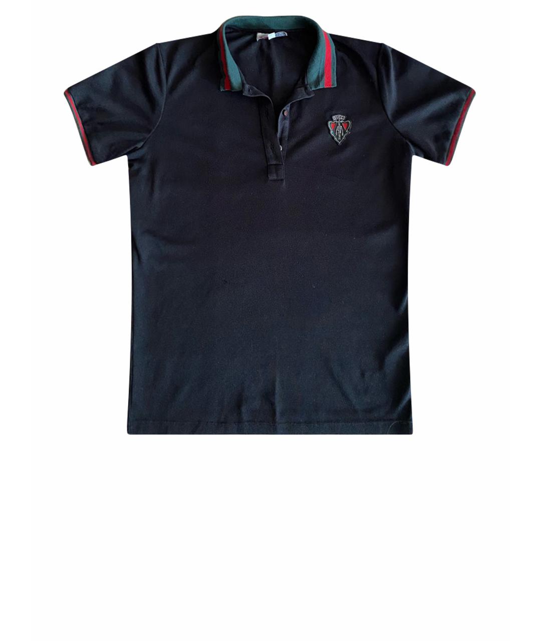 Gucci black outlet polo