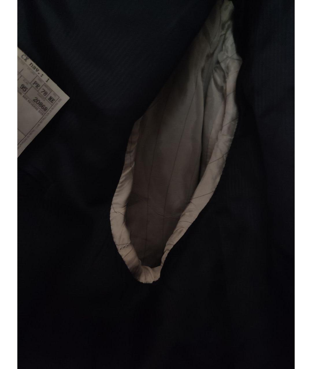ERMENEGILDO ZEGNA Темно-синий шерстяной пиджак, фото 6