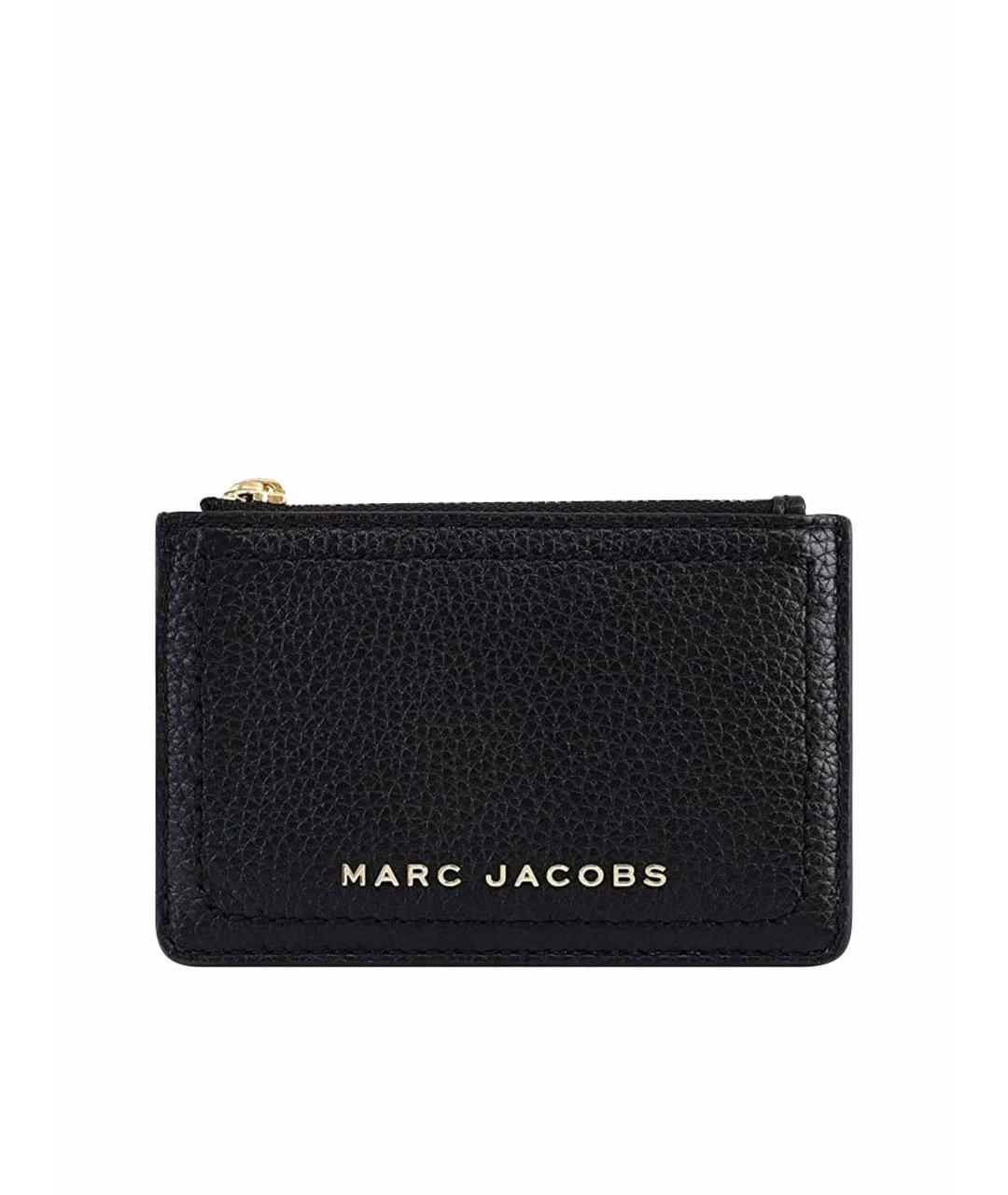 MARC JACOBS Черный кожаный кардхолдер, фото 1