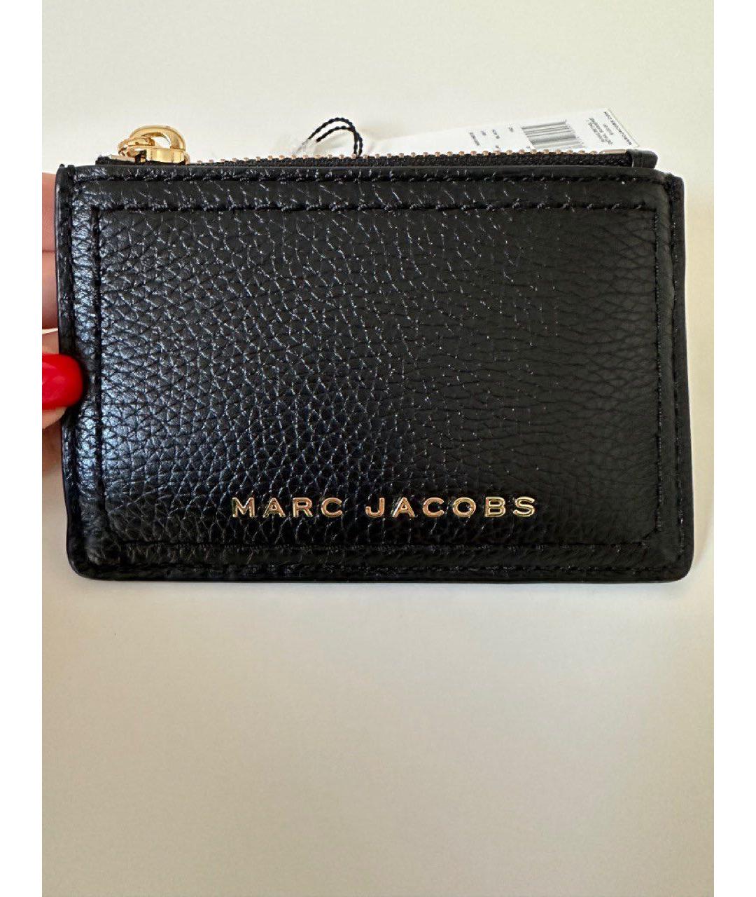 MARC JACOBS Черный кожаный кардхолдер, фото 2
