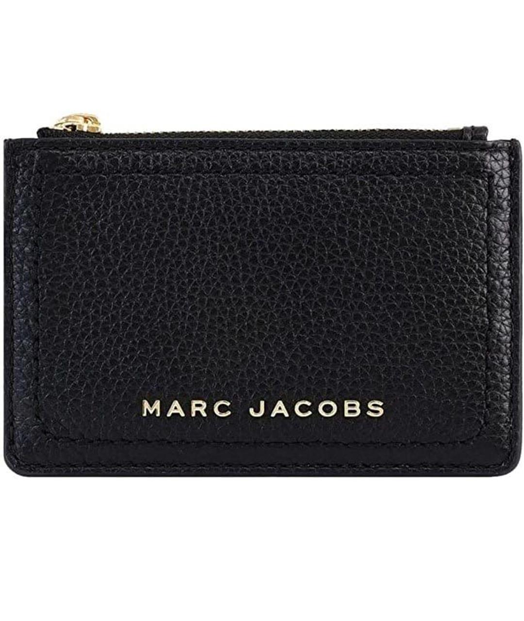 MARC JACOBS Черный кожаный кардхолдер, фото 9