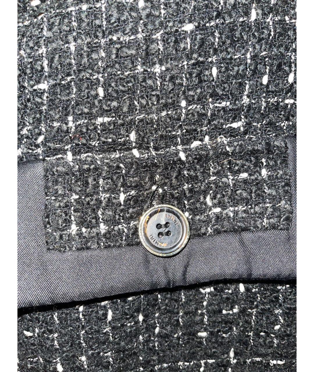 AMIRI Черный шерстяной пиджак, фото 8