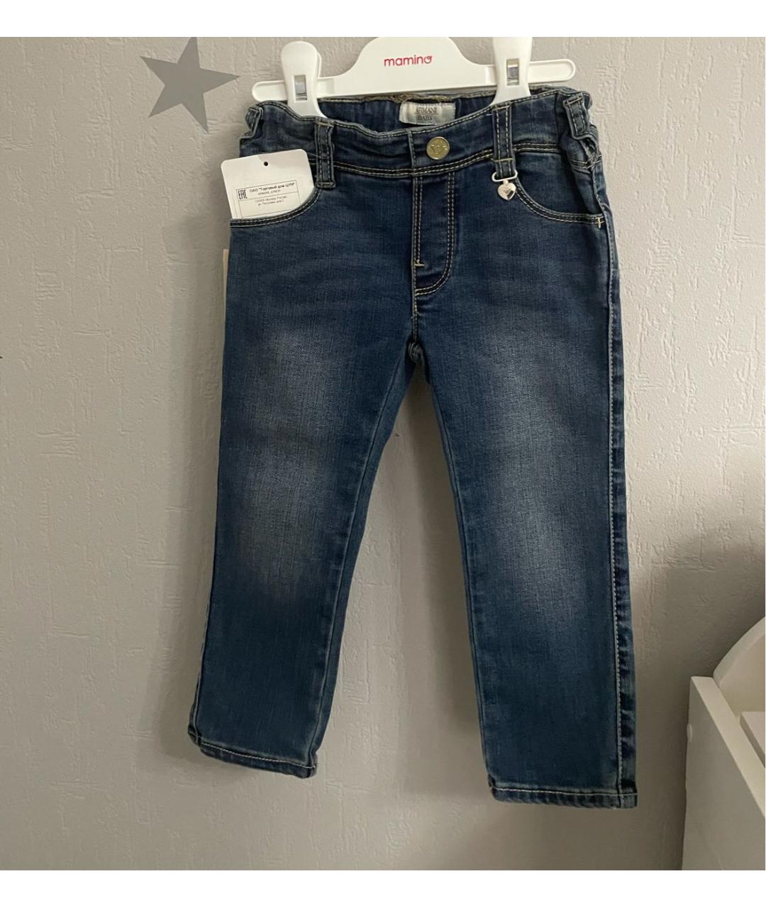 ARMANI JUNIOR Синие джинсы, фото 4