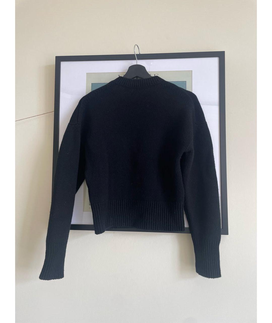ALEXANDER MCQUEEN Черный шерстяной джемпер / свитер, фото 2