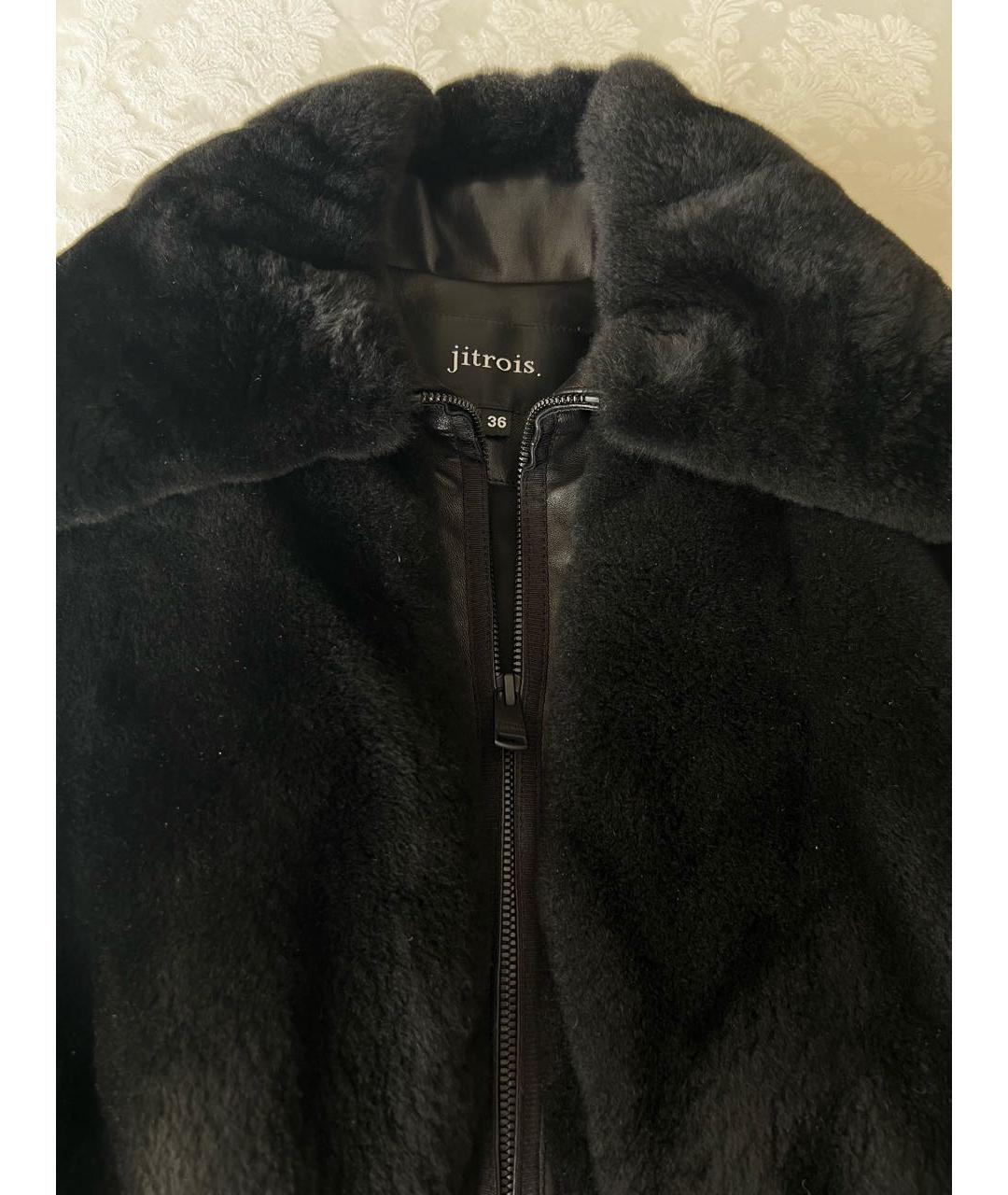 JITROIS Черная кожаная куртка, фото 3