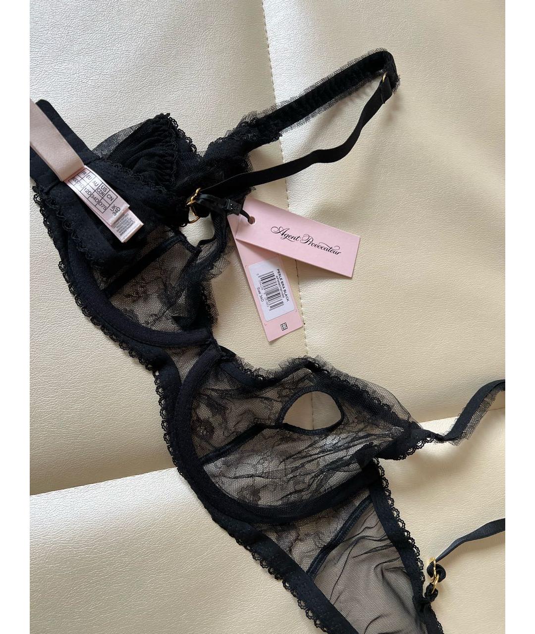 AGENT PROVOCATEUR Черный бюстгалтеры, фото 3