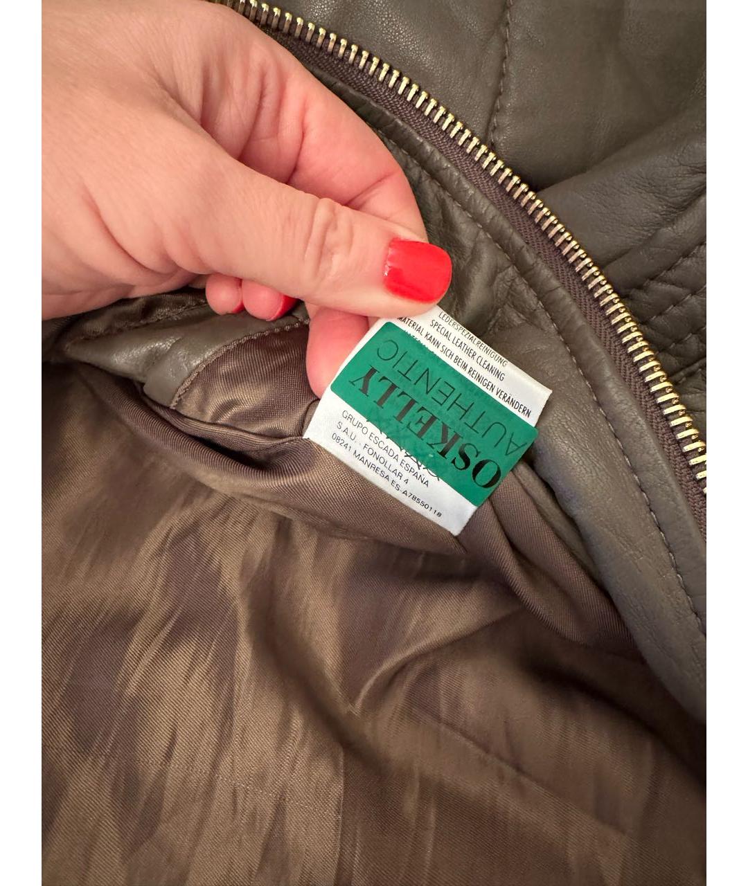 ESCADA Кожаная куртка, фото 8