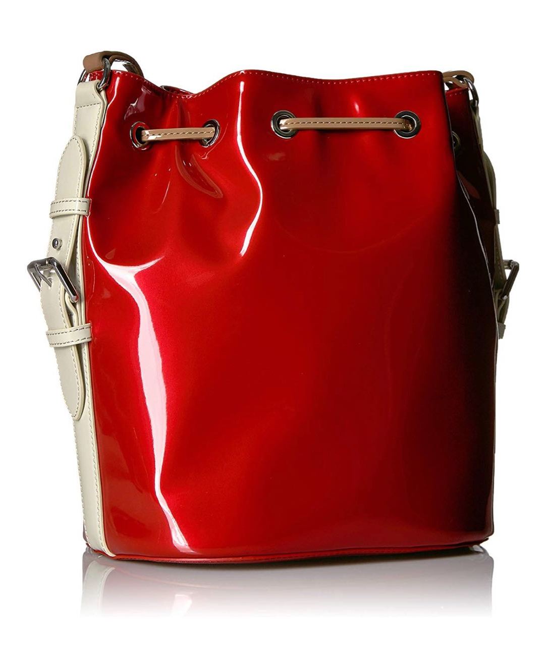 EMPORIO ARMANI Красная сумка тоут из искусственной кожи, фото 2