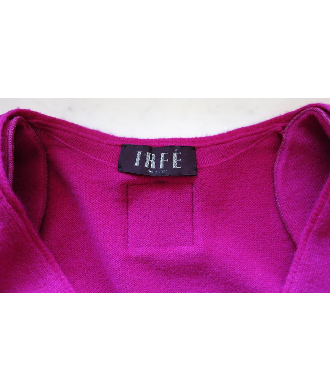 IRFE Розовое кашемировое повседневное платье, фото 4