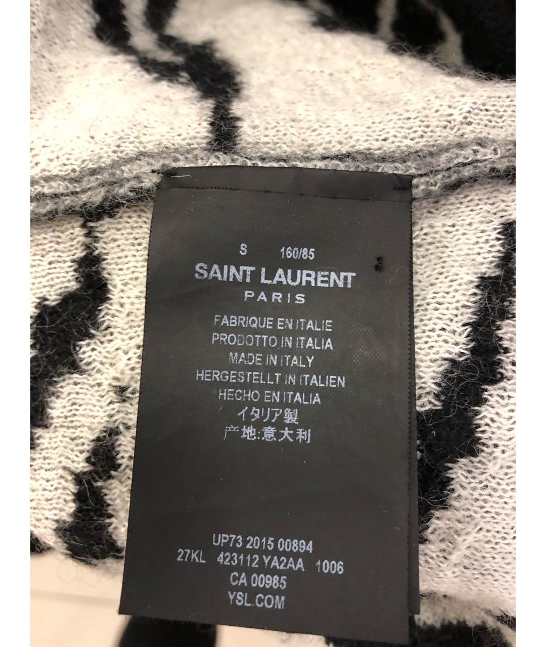 SAINT LAURENT Черный джемпер / свитер, фото 7