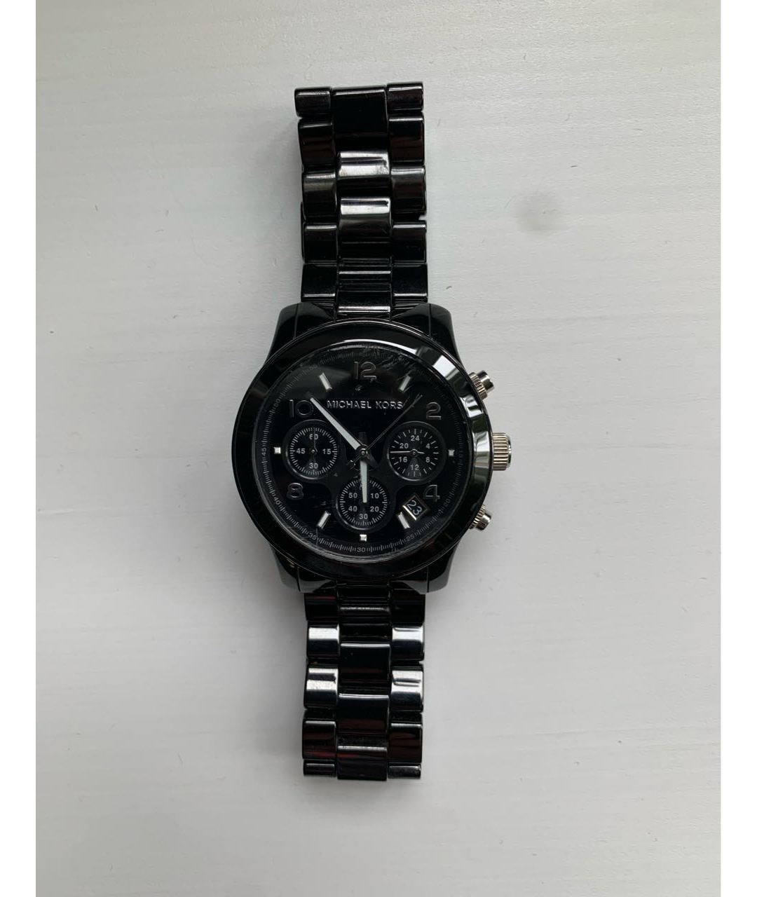MICHAEL KORS Черные керамические часы, фото 6