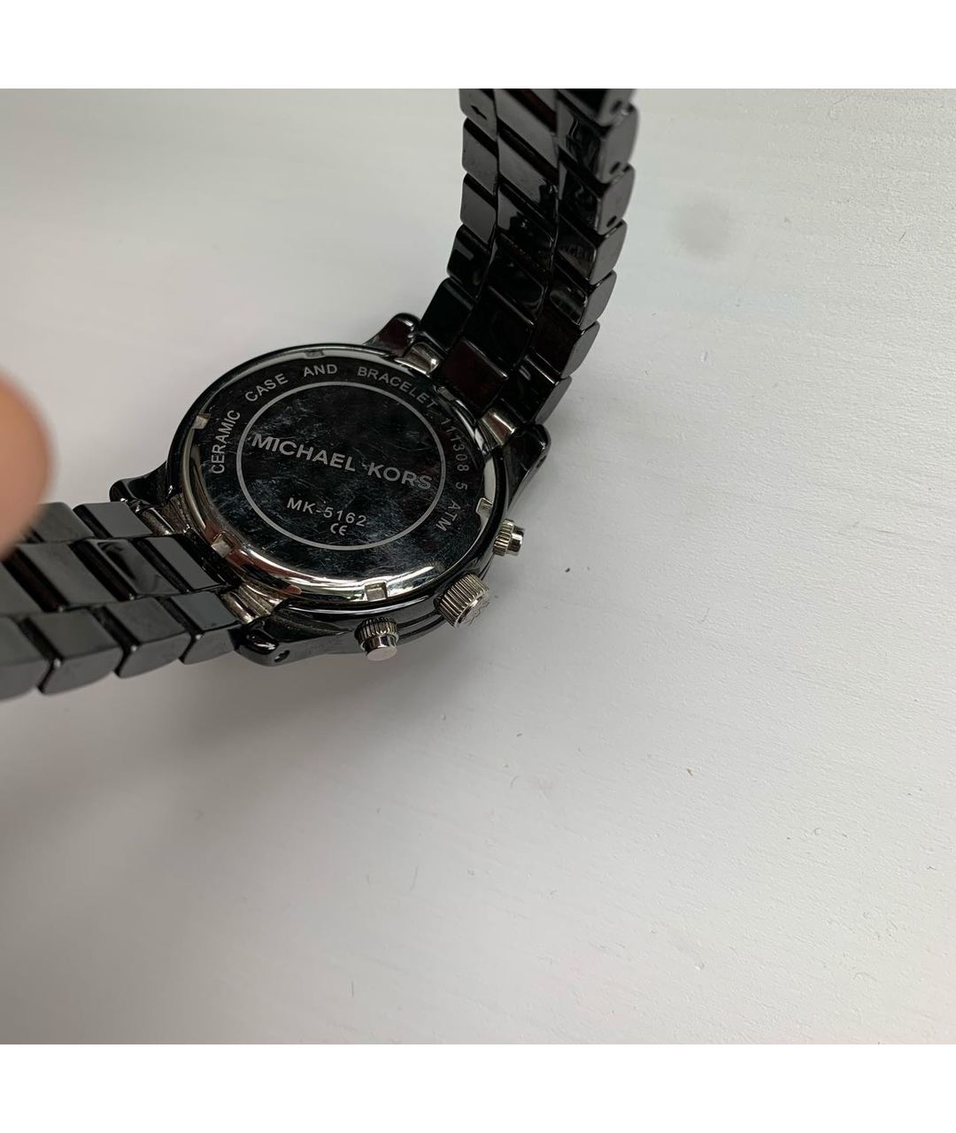 MICHAEL KORS Черные керамические часы, фото 5
